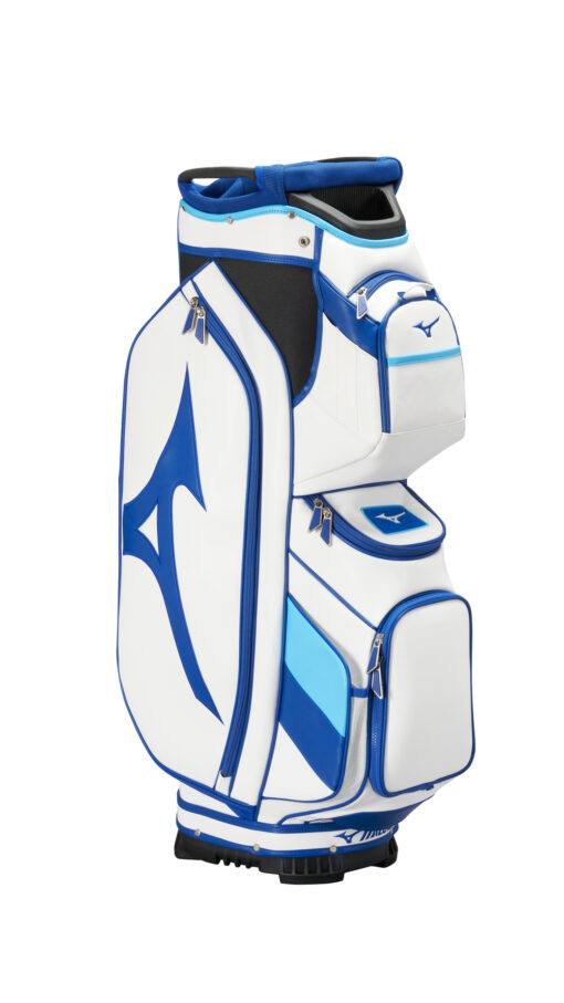 Mizuno Tour Cart Bag White/Blue - Bild 4