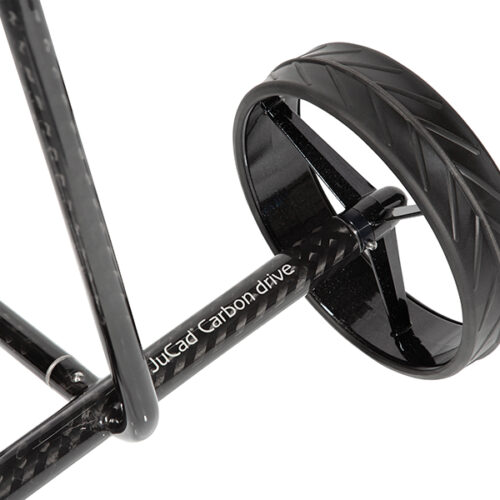 JUCAD CARBON DRIVE CLASSIC 3.0 SET, hopfällbar inkl. scorekortshållare, transportväska, handtagsskydd och silverparaply med UV-skydd - Bild 5