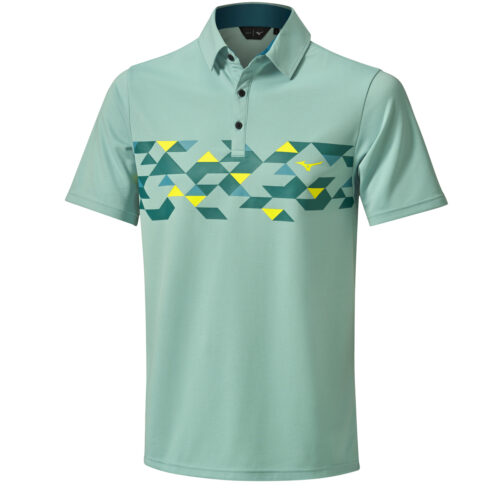 Mizuno Winter Checker Polo Shirt Thermo - Bild 3