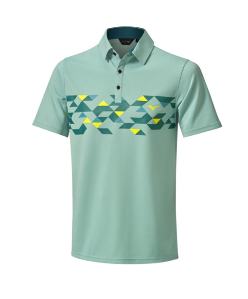 Mizuno Winter Checker Polo Shirt Thermo - Bild 3
