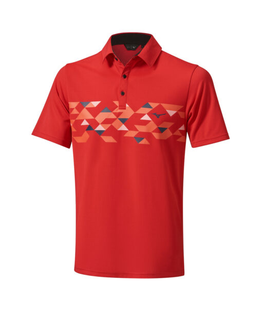 Mizuno Winter Checker Polo Shirt Thermo - Bild 2
